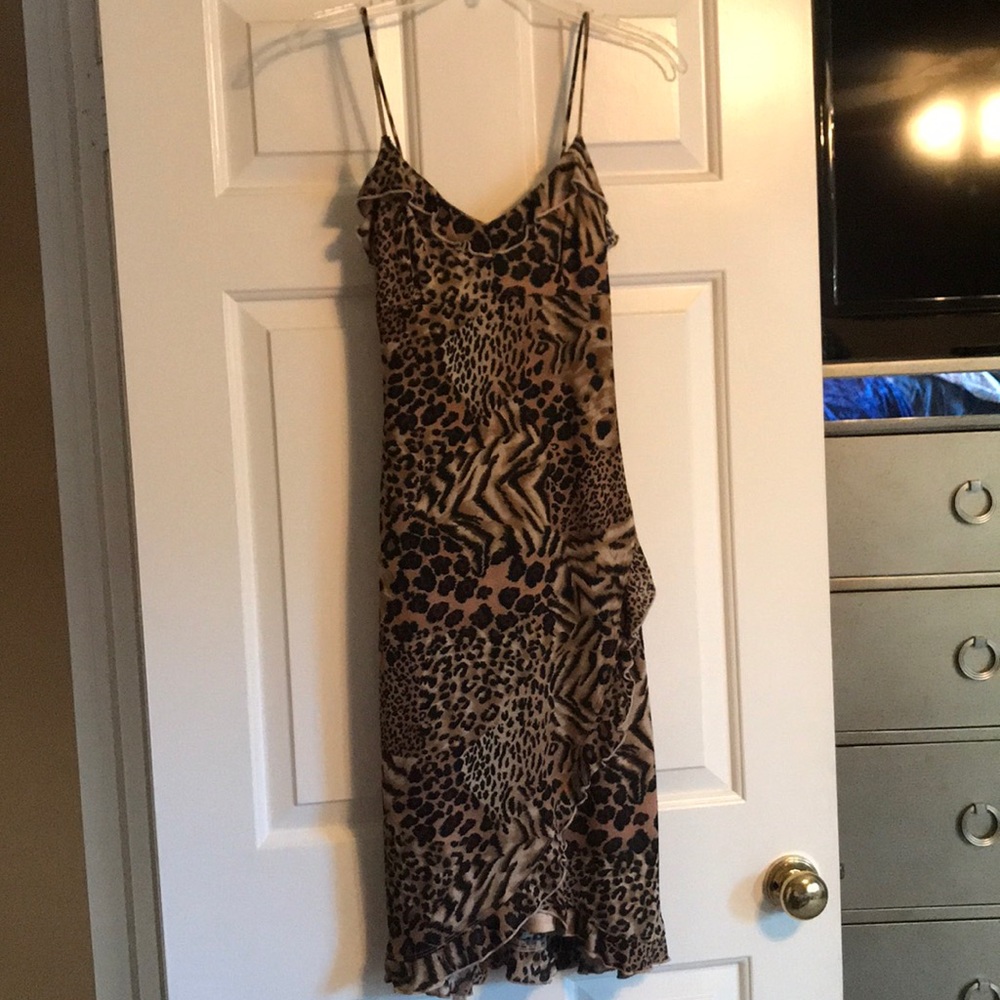 NEW condition animal print knee length dress